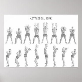 Kettlebell Jerk Poster