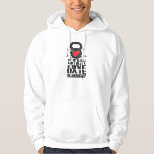 Kettlebell Liebe-Hass-Verhältnis Hoodie