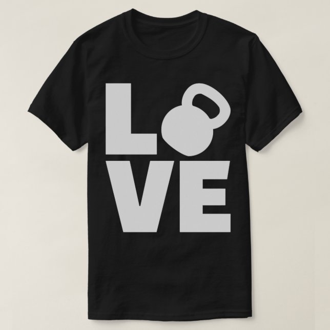 Kettlebell-Liebe T-Shirt (Design vorne)