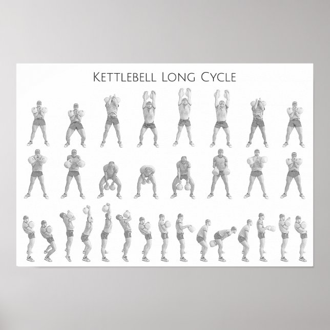 Kettlebell Long Cycle Poster (Vorne)