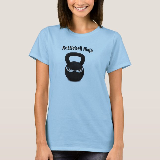 Kettlebell Ninja - Dame T-Shirt (Vorderseite)