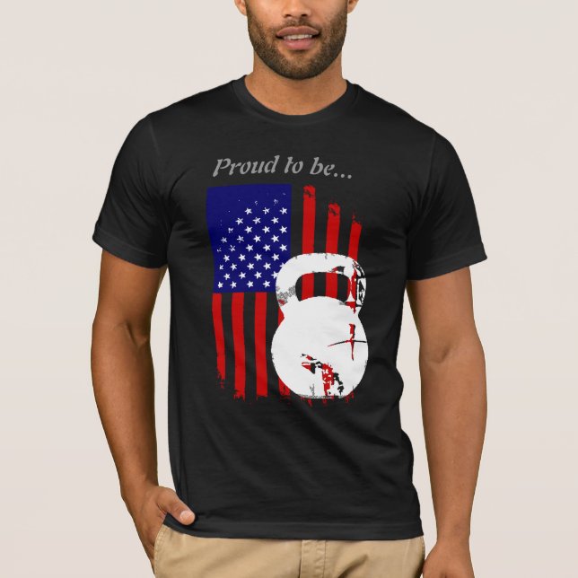 Kettlebell Partriot T-Shirt (Vorderseite)