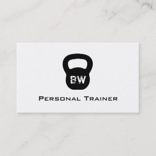 Kettlebell persönliche Trainer-Visitenkarte Visitenkarte