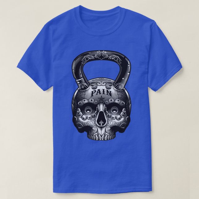 Kettlebell Skull T-Shirt (Design vorne)