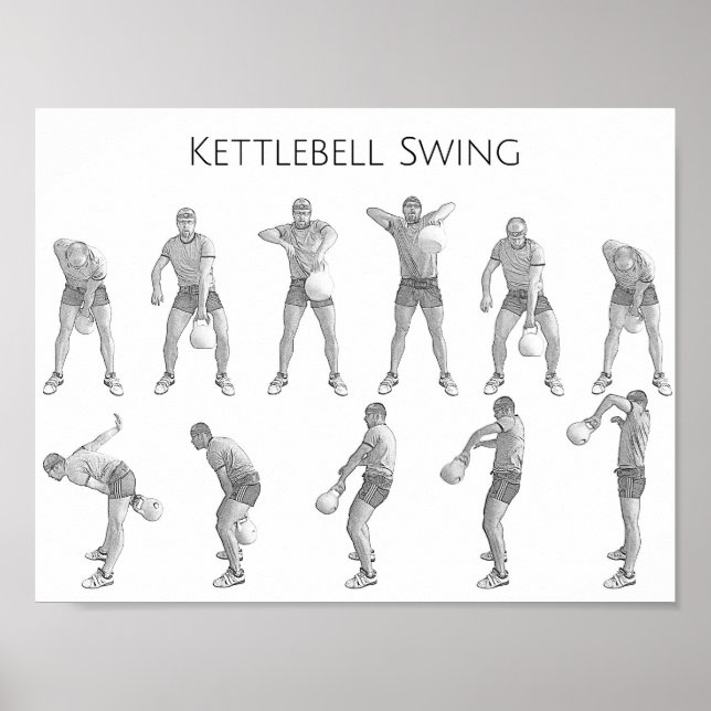 Kettlebell Swing Poster (Vorne)