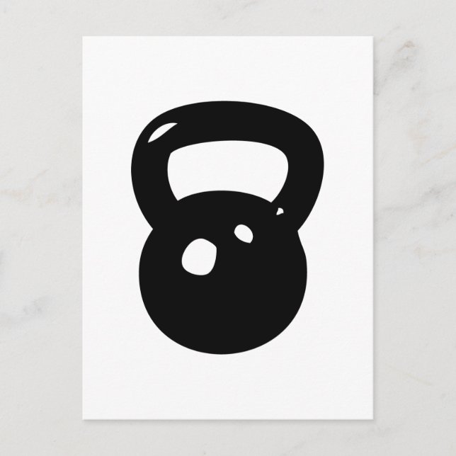 Kettlebell Workout Postkarte (Vorderseite)