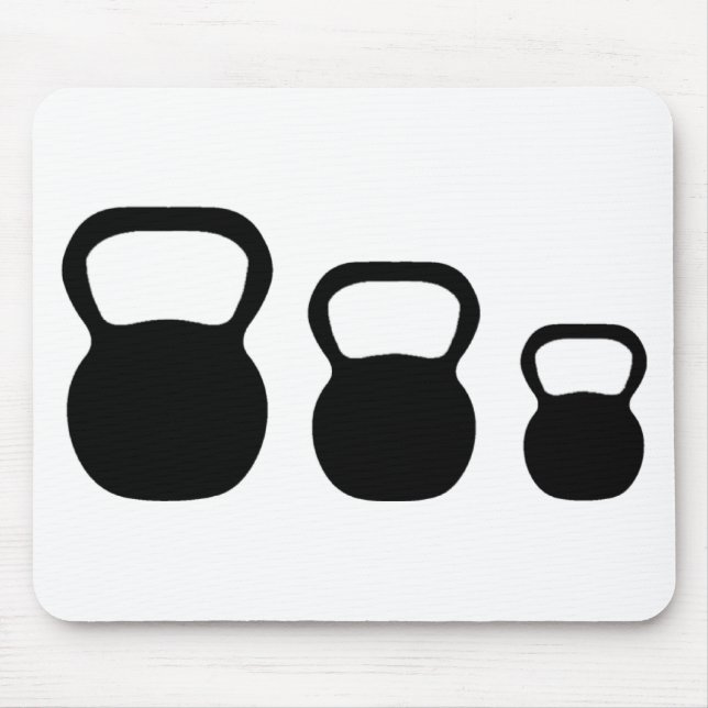 Kettlebells Mousepad (Vorne)