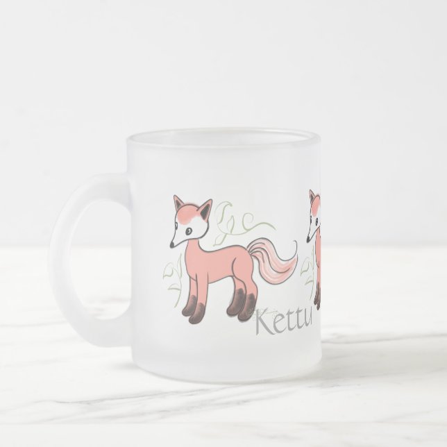 Kettu -- Niedlicher finnischer Fox Mattglastasse (Links)