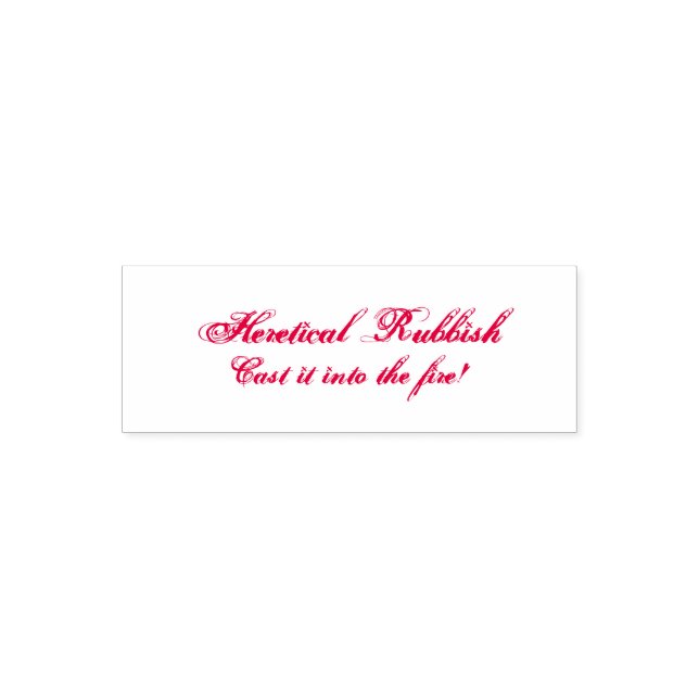 Ketzer - Bratet ihn ins Feuer! Permastempel (Design)