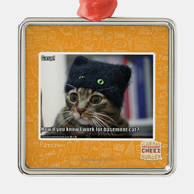 Keuchen! Ornament Aus Metall (Vorne)