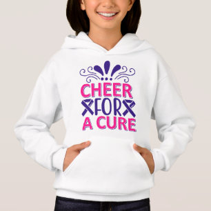 Keuchen Sie auf eine Heilung rosa und Lila Hoodie
