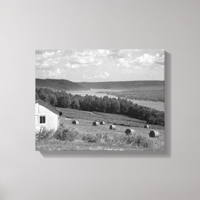 Keuka Lake Finger Lakes Wrapped Canvas 14x11 Leinwanddruck (Vorderseite)