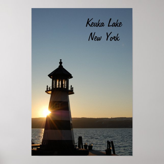 Keuka Lake Lighthouse Poster (Vorne)