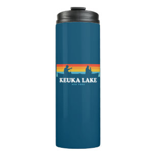 Keuka Lake New York Canoe Thermosbecher