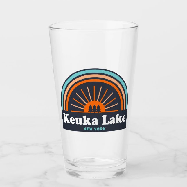 Keuka Lake New York Glas (Vorderseite)