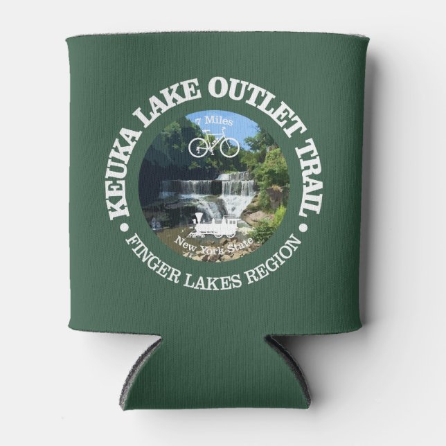 Keuka Lake Outlet Trail (Fahrrad c) Dosenkühler (Vorderseite)