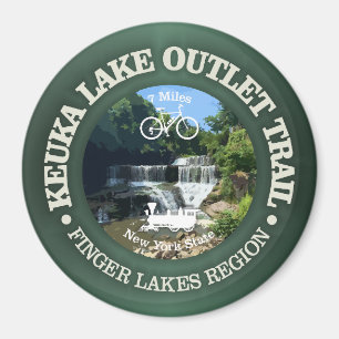 Keuka Lake Outlet Trail (Fahrrad c) Magnet