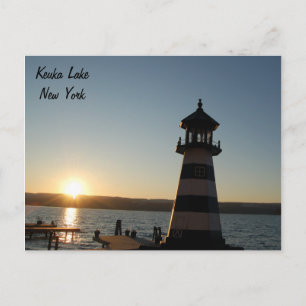 Keuka Lighthouse Postcard Postkarte