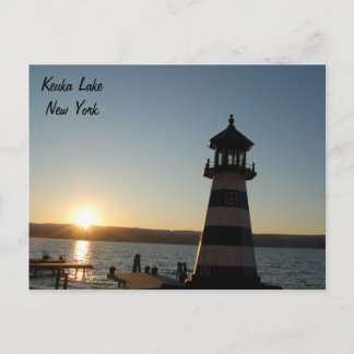 Keuka Lighthouse Postcard Postkarte