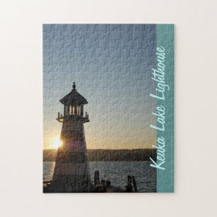 Keuka See-Leuchtturm-Puzzlespiel Puzzle