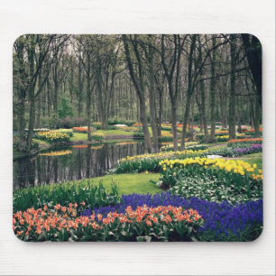 Keukenhof, ein Blumenbankett Mousepad