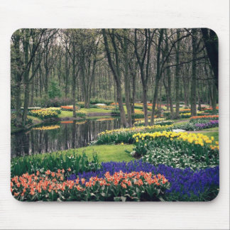 Keukenhof, ein Blumenbankett Mousepad
