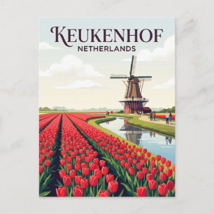 Keukenhof-Gärten Niederlande Postkarte