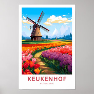 Keukenhof Netherlands Travel Print Poster