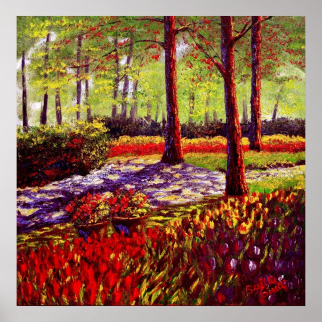 Keukenhof Shadows Poster (Vorne)