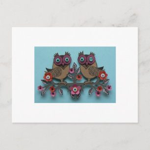 Keule mit Blume Postkarte