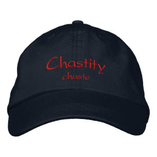 Keuschheitsname Cap / Hat Bestickte Baseballkappe