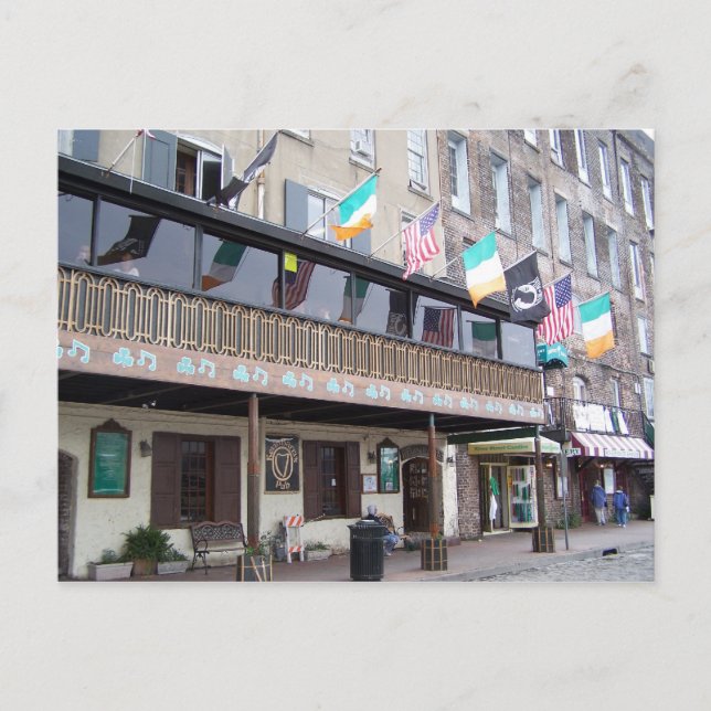 Kevin Barry's Pub - Savannah, GA Postkarte (Vorderseite)