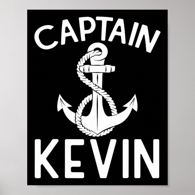 Kevin Boat Anchor Bootschiff Poster (Vorne)