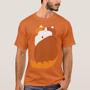 Kevin Cat Abstrakt Zeichnend T-Shirt