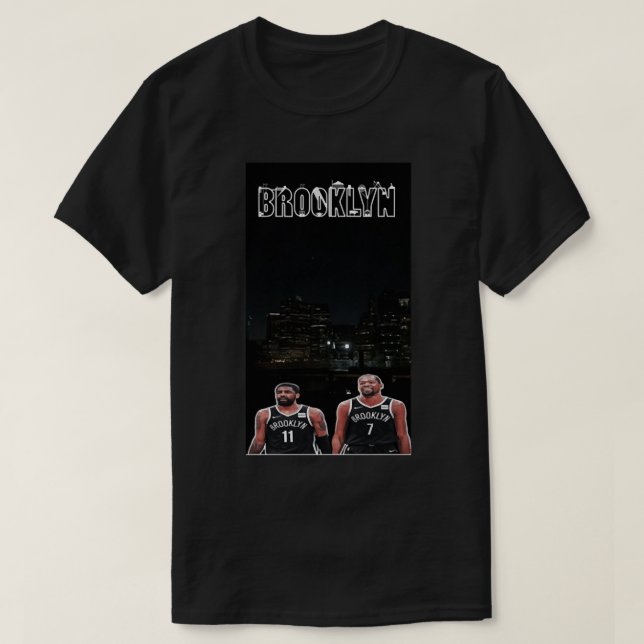 Kevin Durant Kyrie Irving Brooklyn Nets T-Shirt (Design vorne)