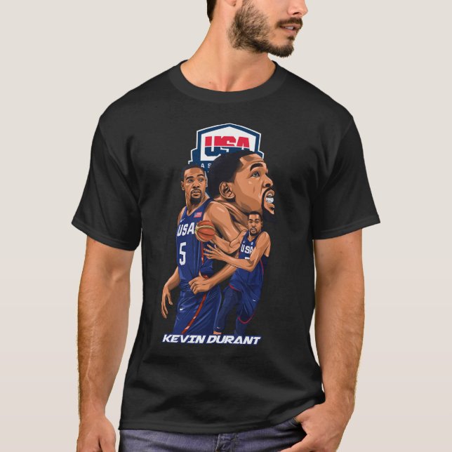 Kevin Durant USA T-Shirt (Vorderseite)