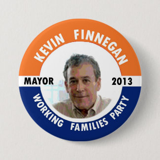 Kevin Finnegan für NYC Bürgermeister 2013 Button