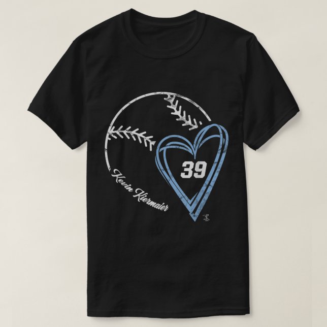 Kevin Kiermaier Baseball Heart Gameday T-Shirt (Design vorne)