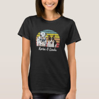 Kevin & Linda Welpenhund Retro Sun T - Shirt