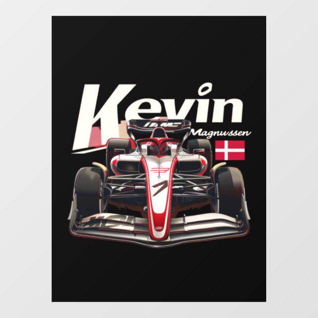 Kevin Magnussen, Formel-1-Fahrer, KMAG20 Fensteraufkleber (Blatt)