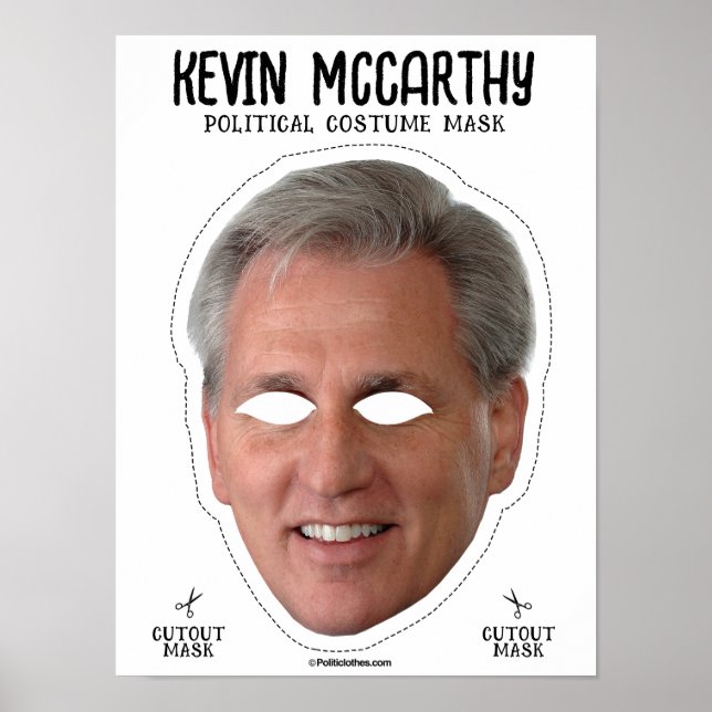 Kevin McCarthy Costume Mask Poster (Vorne)