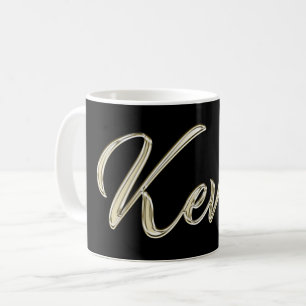 Kevin Name whitegold Tasse Teetasse Kaffeetasse