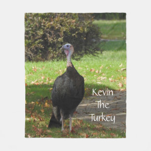 Kevin the Turkey - Old Wethersfield , CT Fleecedecke