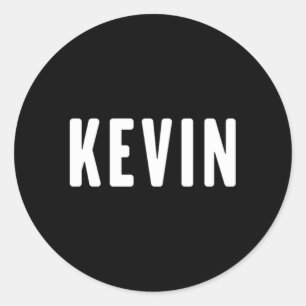 Kevin Vorname Kevin Runder Aufkleber
