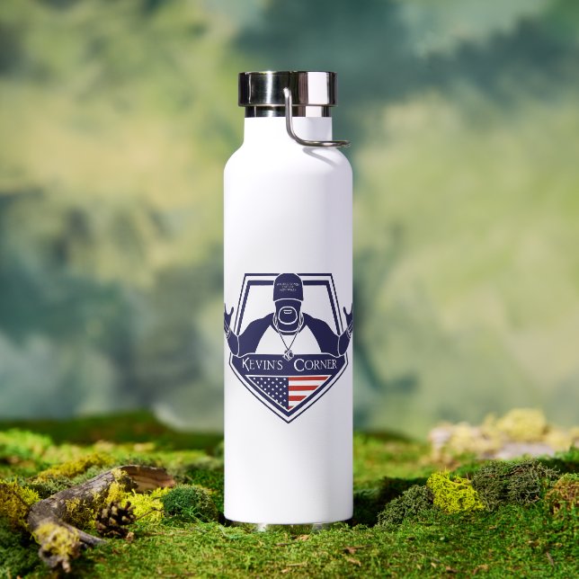 Kevin's Corner Logo Trinkflasche (Außenbereich)
