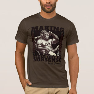 Kevins Ecke Politischer Kommentar Real Gorilla T-Shirt