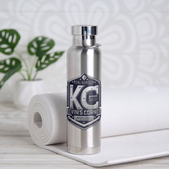 Kevins Ecke sinniert aus dem Unsinn Trinkflasche (Yoga)
