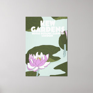 Kew Gardens London Reiseplakat Leinwanddruck