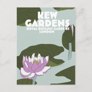 Kew Gardens London Reiseplakat Postkarte