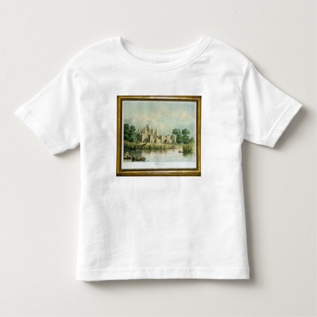 Kew Palast, wie von Brentford gesehen, graviert Kleinkind T-shirt (Vorderseite)